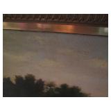 Ornately framed vintage scenery wal...