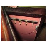 Wood clawfoot style lift-top jewelr...