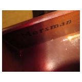 Vintage narrow wood end table with ...