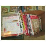 Large lot of needle point, quilting...