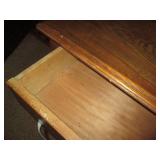 Vintage wood 3-drawer night stand d...