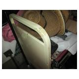 Large cast iron cauldron outdoor pl...