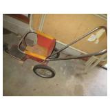 Vintage metal 3-wheel stroller...
