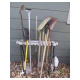 Long handle tool organizer with ass...