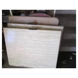 Pair of vintage metal folding table...