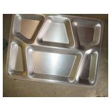Lot of stainless steel compartmenta...