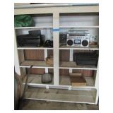 Large wood shelf approx 60x15x68...