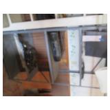 Metal storage shelf approx 36x15x72...
