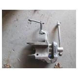 Heavy duty vintage bench vise...