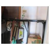 Metal storage shelf approx 36x15x72...