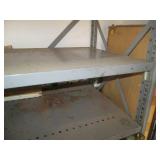 Metal storage shelf approx 38x18x84...