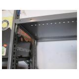 Metal storage shelf approx 38x18x84...