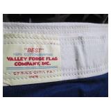 2 Large American flags...