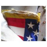 2 Large American flags...