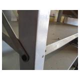 Sturdy metal shelf measuring 36 x 1...