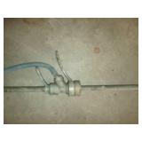 Vintage barrel pump and hose...