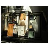 Metal storage shelf approx 36x12x72...