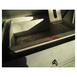 Metal storage shelf approx 36x12x72...