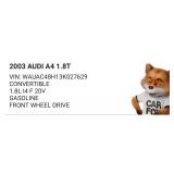 2004 Audi A4 1.8T Convertible