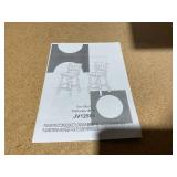 SET OF 2 Bar Stools Black JV12586bk-24