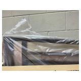 Costway Farmhouse Dining Chair Set of 2 Armless Wooden Chair with Slanted High Backrest (20" x 16" x 36")