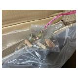 Costway Farmhouse Dining Chair Set of 2 Armless Wooden Chair with Slanted High Backrest (20" x 16" x 36")