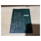 COLAMY Modern Counter Height Bar Stools, Wooden Bar Stools Set of 2, 25 Inch Upholstered Fabric Barstools with Backs and Wooden Legs for Kitchen Island Dining Room Bar Shop, Dark Grey