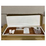 Costway Patio Backless Bench 2-Seater Outdoor Dining Bench Solid Wood Garden Backyard 39.5