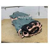 Tangkula Golf Cart Bag, 14 Way Full-Length Dividers with 6 Molded Lock Top Club Bag, Lightweight Golf Club Bag with 11 Pockets, Cooler Bag, Padded Strap, Handles & Rain Hood