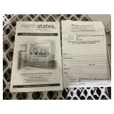 Toddleroo by North States - Superyard Duo Extra Wide Baby Gate & Play Yard: 6 Panel Baby Playpen - Made in USA - 38.5 to 201 Inches Wide - 26 Inches Tall - Light Gray