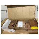 Toolsempire 2-Tier Raised Garden Bed with Trellis, Wooden Elevated Planter Box with Legs, Hemp Rope & Drainage Holes, Raised Plant Bed for Backyard, Garden, Lawn ?88.9 x 66.04 x 127 cm