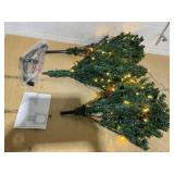 Costway 5-ft Pre-lit Artificial Christmas Tree with Multicolor LED Lights