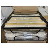 Goplus Folding Bed Rollaway Extra Guest W/Memory Foam Mattress Beige