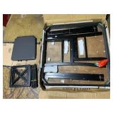 Costway 3-Piece Dining Table Set Wooden Square Kitchen Table for 2 People Table Size: 35.5" x 35.5" x 30" Chair Size: 18" x 16" x 32.5" (L x W x H) (Maybe Missing Hardware)