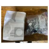 Giantex 360° Free Rotating Sofa Side Table, Mobile L-Shaped Laptop Desk with Sturdy Metal Frame, 6 Universal Casters, Movable Couch Snack Table with 2-Tier Storage Shelf for Home (Brown) 12"D x 55"W 