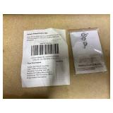 Goplus 6FT Pencil Christmas Tree, Artificial Slim White Christmas Tree with 340 PVC Needles & Folding Metal Stand, Unlit Xmas Tree for Home Office Shops Hotels Decoration