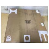 Costway Modern Polyester Fabric Lazy Chair with Steel Frame and Side Pocket 31.5" x 29" x 38" (L x W x H)