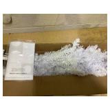 Costway 5-ft Pencil White Artificial Christmas Tree
