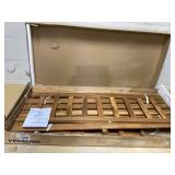 Costway 48-in W x 34-in H Natural Acacia Garden Bench (USED)