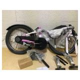 COSTWAY Kids Bike for 3-8 Years Old Boys Girls, 18 Inch Children Toddler Bicycle with Training Wheels, Adjustable Seat & Handlebar, Handbrake & Coaster Brake, Reflectors (Purple)