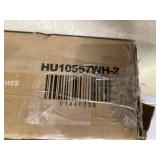 Costway 2 Door White Mid Century Modern Bedside Table 40 x 39 x 49 cm (L x W x H) (Transit Damage)