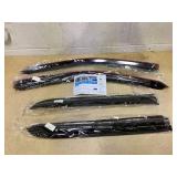 CMVT Window Visor for 2009-2018 Dodge Ram 1500 Crew Cab, Out-Channel Rain Guards Shields Vent Deflector Shade Wind Dark Smoke 10-24 Ram 2500 3500 Crew & Mega Cab(4 Full Size Doors), 19-24 Ram 1500 Cla