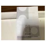 Costway 2-Tier Geometric Coffee Table with Storage Shelves for Living Room and Reception Room 31" x 16" x 13" (L x W x H) Maybe Missing Harware