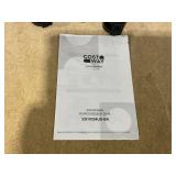 Costway 10-in 110 -Volt 3 -Speed Indoor Black + white Pedestal Fan (Missing 1 Wheel)