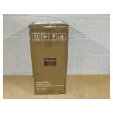 Costway 10-in 110 -Volt 3 -Speed Indoor Black + white Pedestal Fan (Missing 1 Wheel)