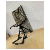 Sophia & William Hunting Chair for Blinds 360° Silent Swivel Stability & Comfort Blind Chair with Pedals & Armrest, Camouflage