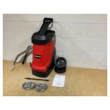 Costway 15-AMP Electric Wood Chipper and Shredder Leaf Mulcher with Wheels