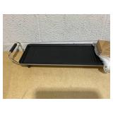 COSTWAY 39.5 Electric Griddle, Extra Large Teppanyaki Grill with 2 Nonstick Surfaces, Adjustable Temperature, Insulated Handles & Drip Tray, Indoor Outdoor BBQ Grill for Party, Camping & RV (39.5