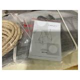 Tangkula Outdoor Wicker Porch Swing, 2-Person Hanging Seat with Seat & Back Cushions, Heavy-Duty Metal Frame & 2 Sturdy Hanging Ropes, Wicker Woven Swing Loveseat for Front Porch, Backyard (Off White)