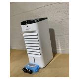 COSTWAY 3-in-1 Evaporative Air Cooler, Quiet Personal Swamp Cooler with Remote Control, 70° Oscillation, 12H Timer, 3 Speeds, 2 Ice Boxes, Portable Air Cooler Fan for Room Bedroom Home Office